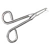 Stitch Littauer Scissors iron wire 4-1/2&quot;