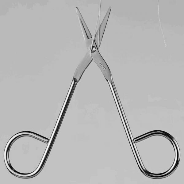 Scissors, Sharp/Sharp iron wire 4-1/2&quot;