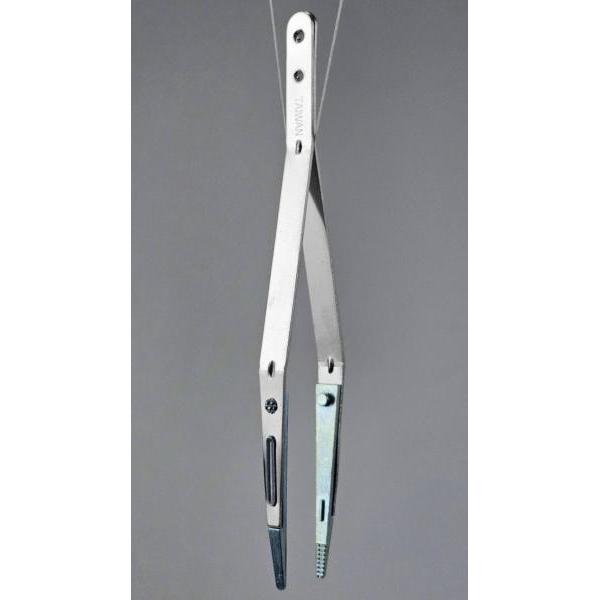 Insert Forceps, Metal with Zinc Teeth 5&quot;