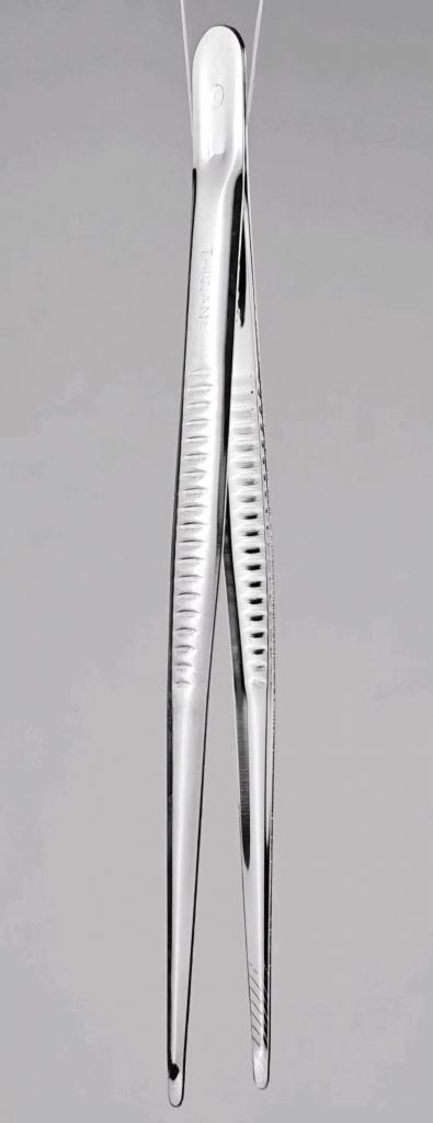 Disposable Thumb Forceps Metal 5”