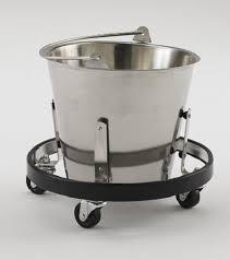 Kick Bucket Stand, stainless steel w/o bucket
